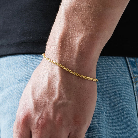 Braylen™ | Seilarmband 3mm (Gold)