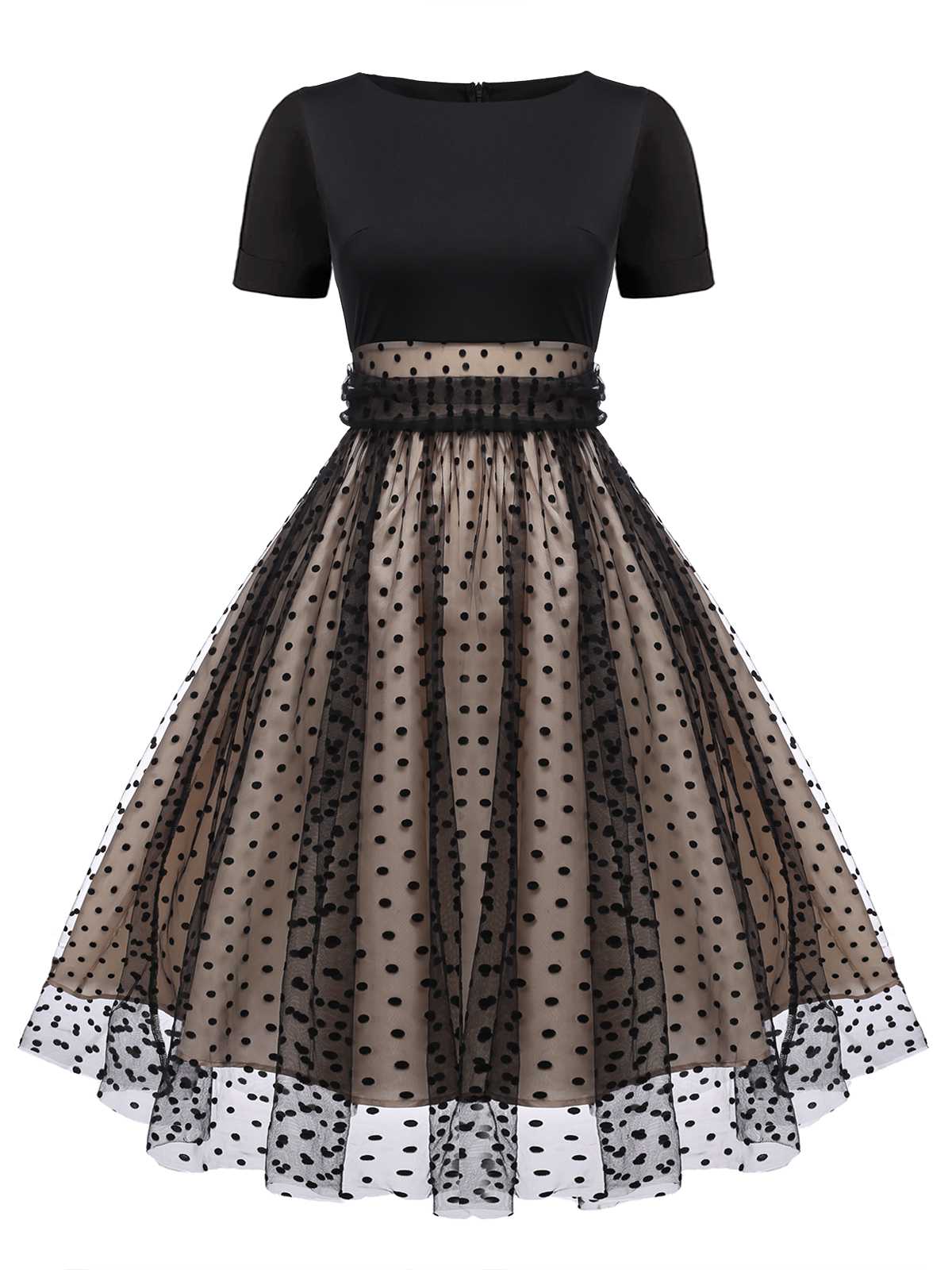 Keyla™ | Vintage 50s Cocktail Pin Up Swing Dress