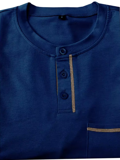 Dominic™ | Lässiges Kurzarm-Poloshirt mit Farbblock-Design