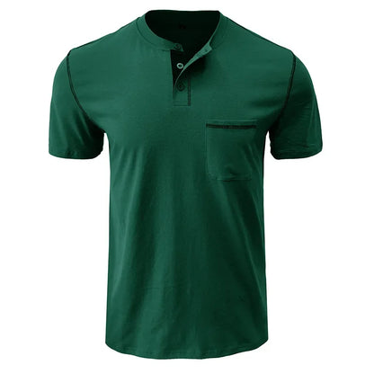 Dominic™ | Lässiges Kurzarm-Poloshirt mit Farbblock-Design