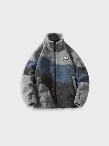 Jan™ | Fuzzy Retro Fleece Jacke