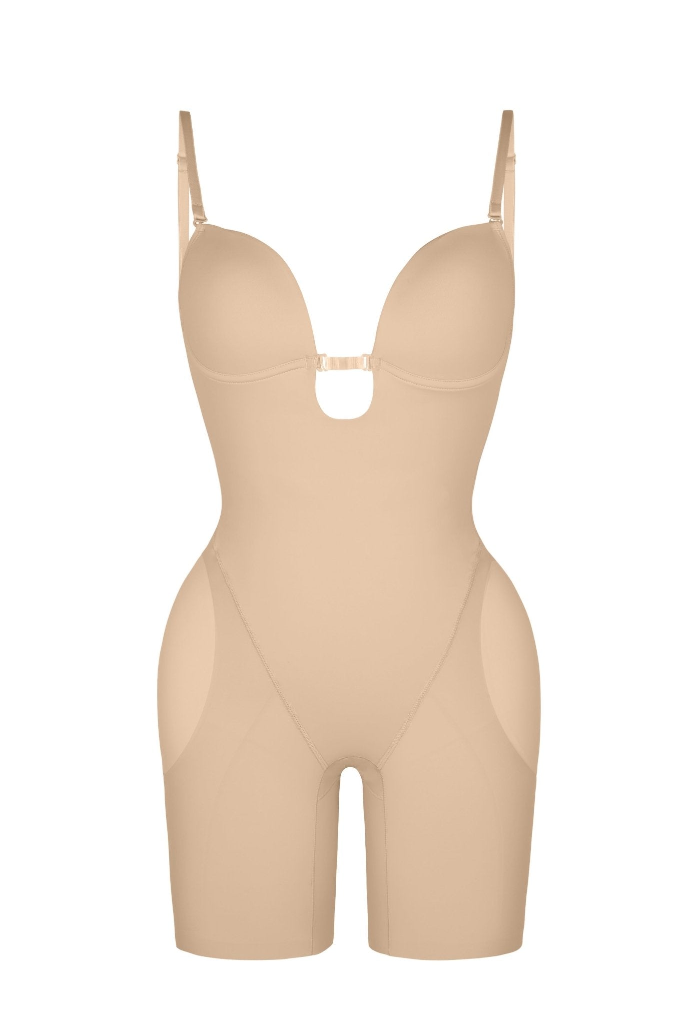 Naomi™ | Figurformender Body mit tiefem Rücken und herausnehmbaren Pads