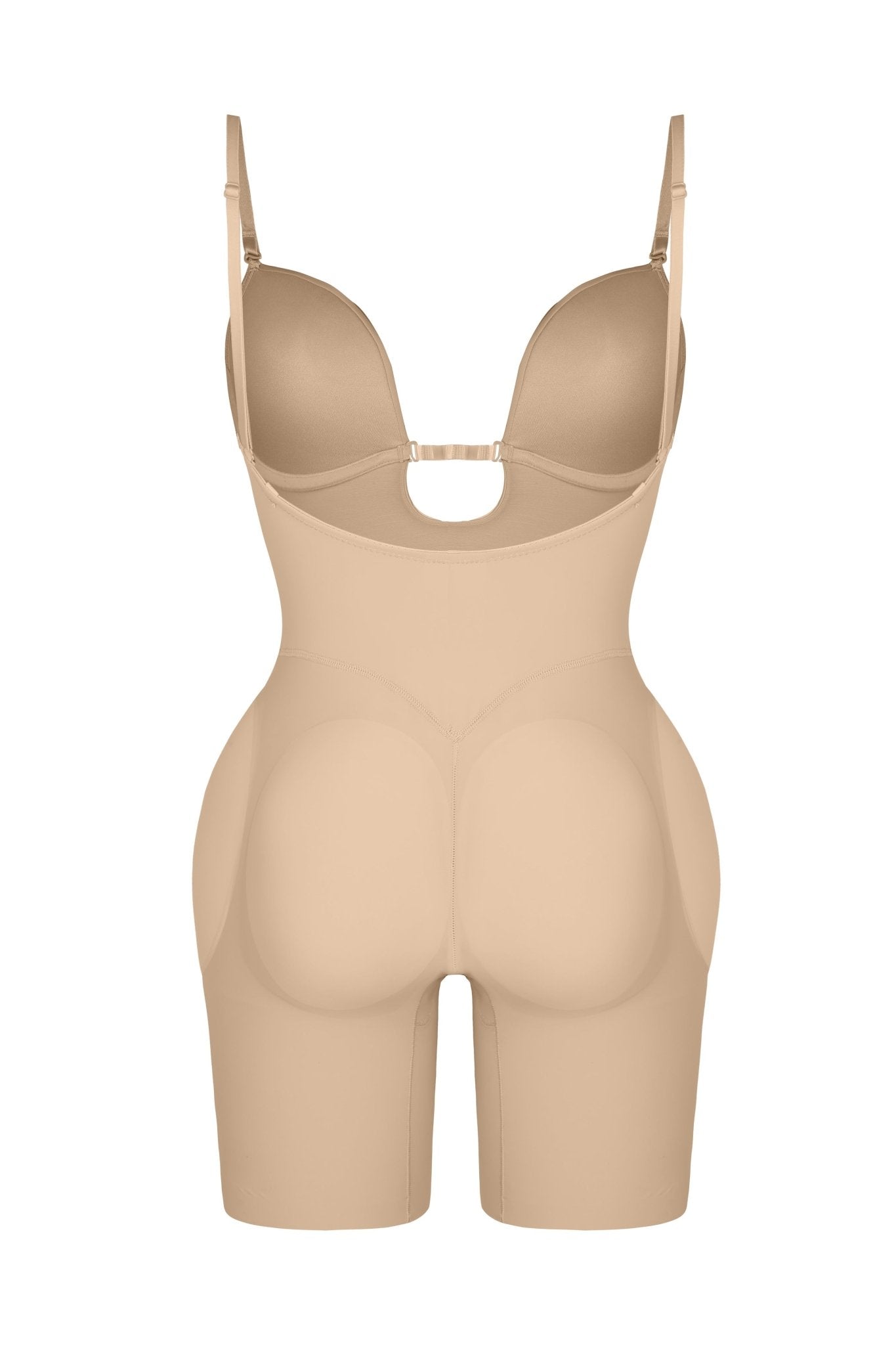 Naomi™ | Figurformender Body mit tiefem Rücken und herausnehmbaren Pads